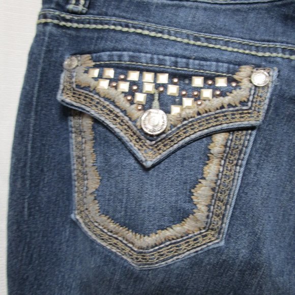 Nine West Vintage America Collection Jeans Women's Bootcut Jeans Embellished - Picture 10 of 11